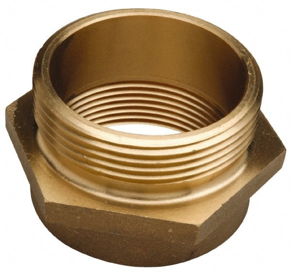2-1/2 FNPT x 2-1/2 MNPSH Hydrant Hex Nipple MPN:3TMHFM2525