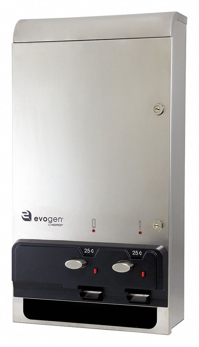 Sanitary Napkin/Tampon Dispenser SS MPN:EV1SS-25