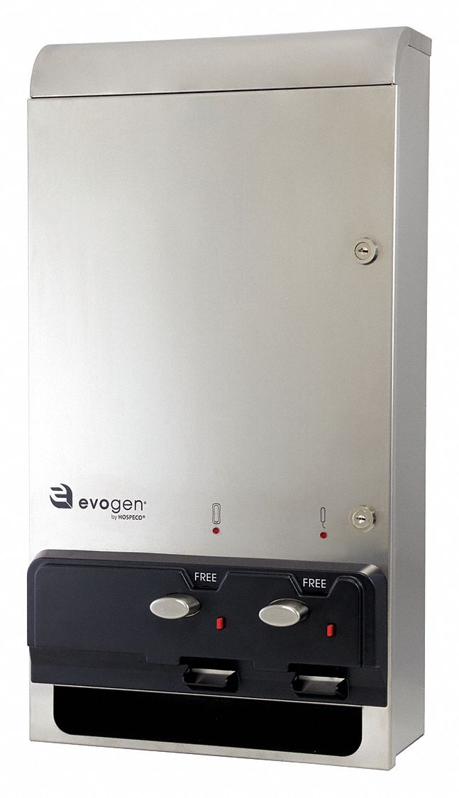 Sanitary Napkin/Tampon Dispenser SS MPN:EV1SS-FREE