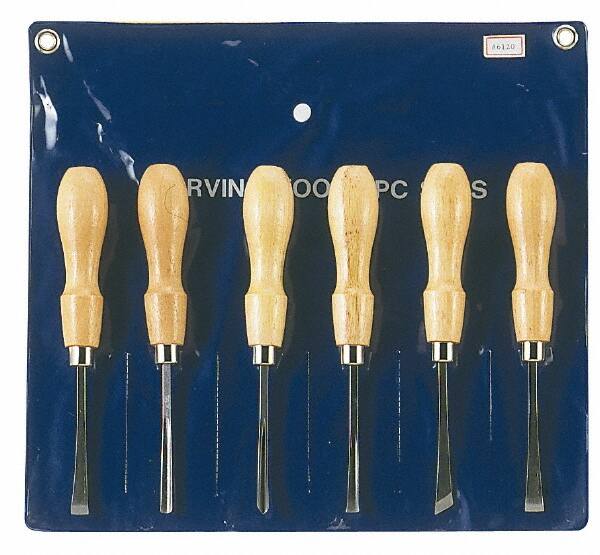 6 Piece Wood Gouge Set MPN:56009