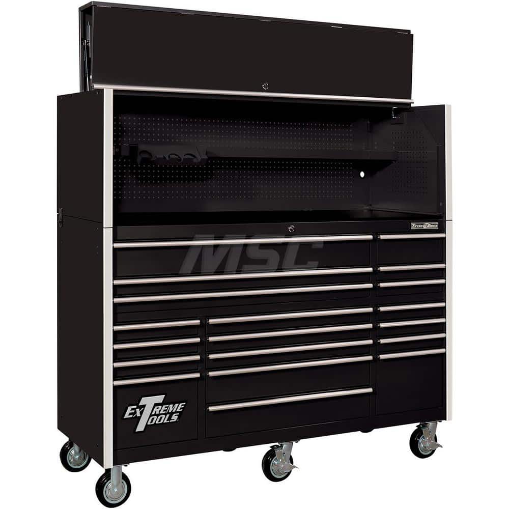 Tool Storage Combos & Systems, Type: Roller Cabinet with Hutch Combo , Drawers Range: 16 Drawers or More , Number of Pieces: 2.000  MPN:RX7220HRKC