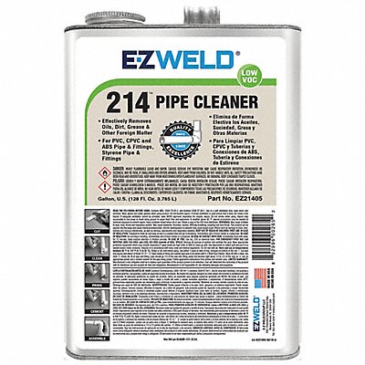 Pipe Cleaner PVC and CPVC 128 oz Clear MPN:21405