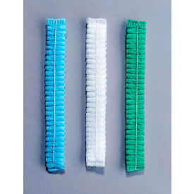Pleated Polypropylene Bouffant Cap 100 Latex Free Blue 21