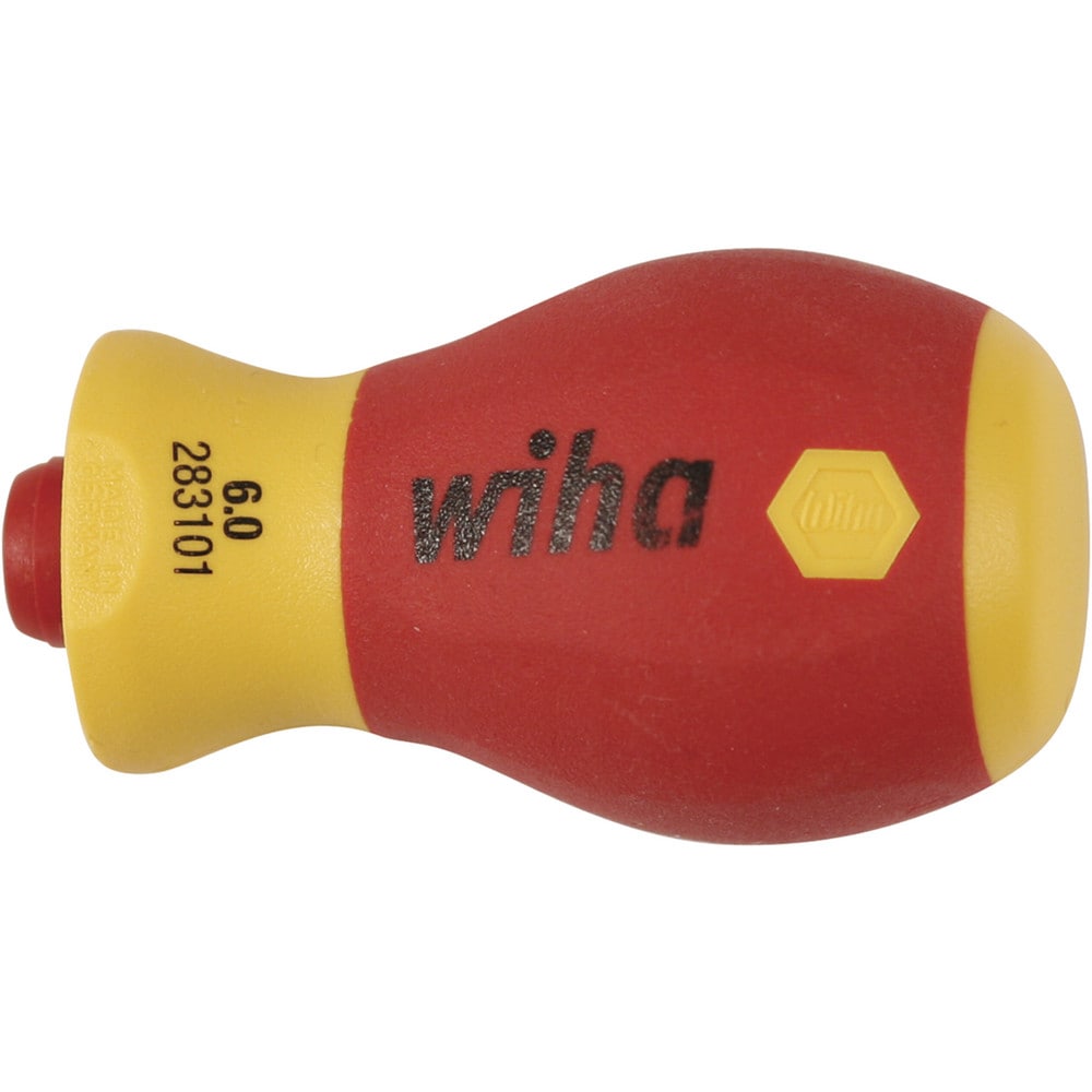 Screwdriver Accessories, Type: Insulated Softfinish Stubby Slimline Blade Holder , For Use With: Hexagonal Fasteners , Additional Information: 1/4