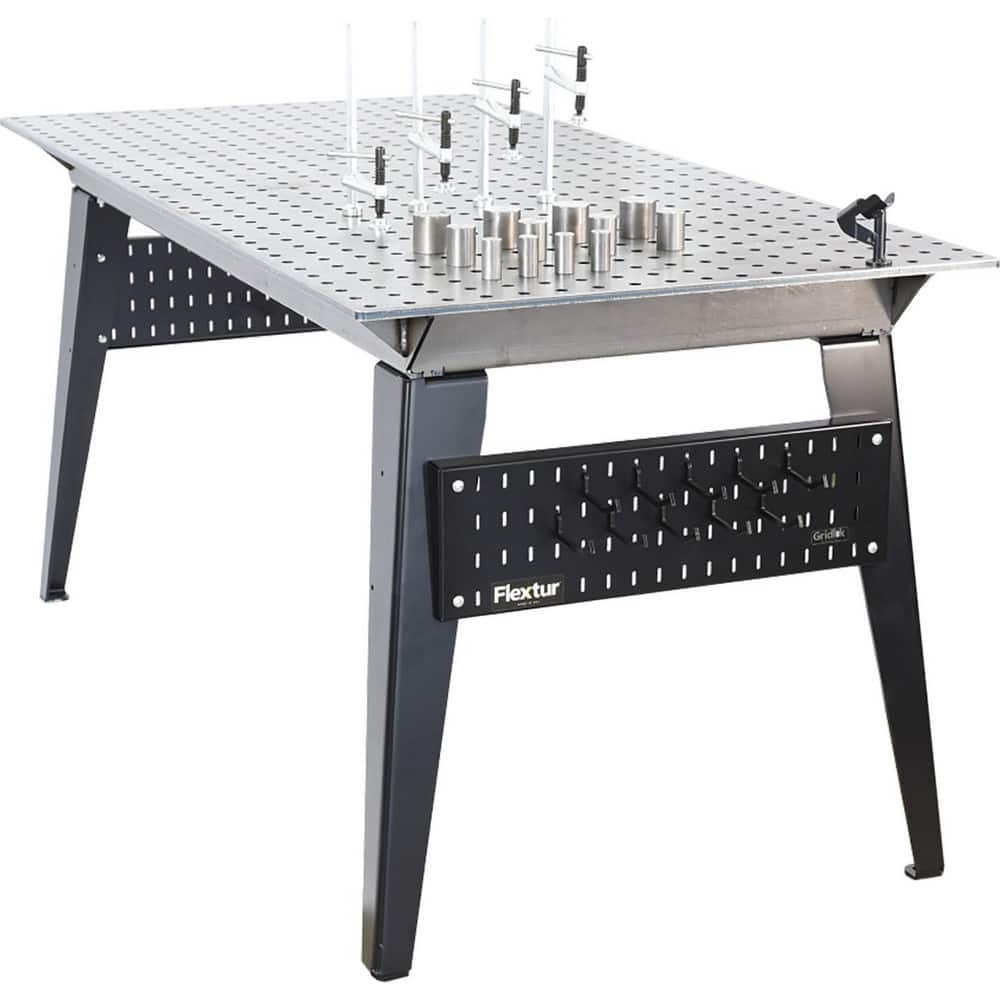 Welding Tables, Overall Width: 72 in , Overall Length: 36 in , Shape: Rectangle , Maximum Load Capacity: 2000.00 , Material: Steel , Finish: Metal MPN:71500004