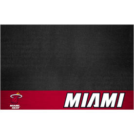 FanMats NBA Miami Heat Grill Mat 1/4
