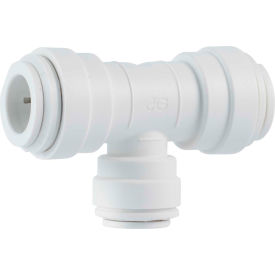 John Guest 1/2'' x 1/2'' x 3/8'' Polypropylene Reducing Tee 10/PK PP301612W-US