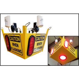 Collision Awareness Large Look Out Sensor W/ Floor Burst Ceiling Hung 1 Box 4 Sensors 4 Lights Look Out 4 Ceiling Mount B