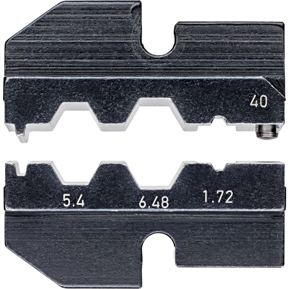Crimper Dies, Tool Type: Crimping Die , Size: 7/32 in, 1/4 in, 1/16 in , Color: Black  MPN:97 49 40