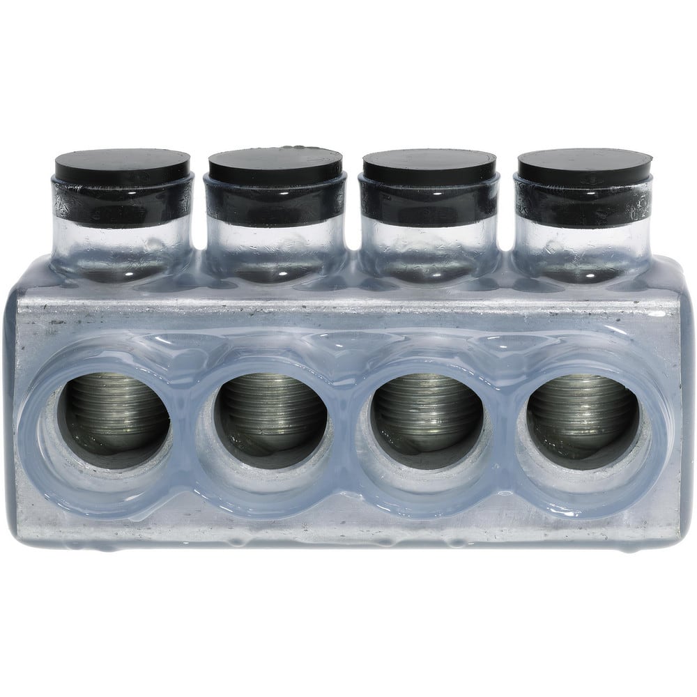 Push In Wire Connectors, Connector Type: Tap , Compatible Wire Size (AWG): 750, 250kcmil , Number Of Ports: 4 , Overall Length: 6.20 , Connector Color: Clear  MPN:IPLD750-4C