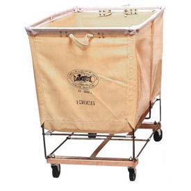 Dandux White Canvas Elevated Basket Bulk Truck 400130C06 6 Bushel Capacity 400130C06