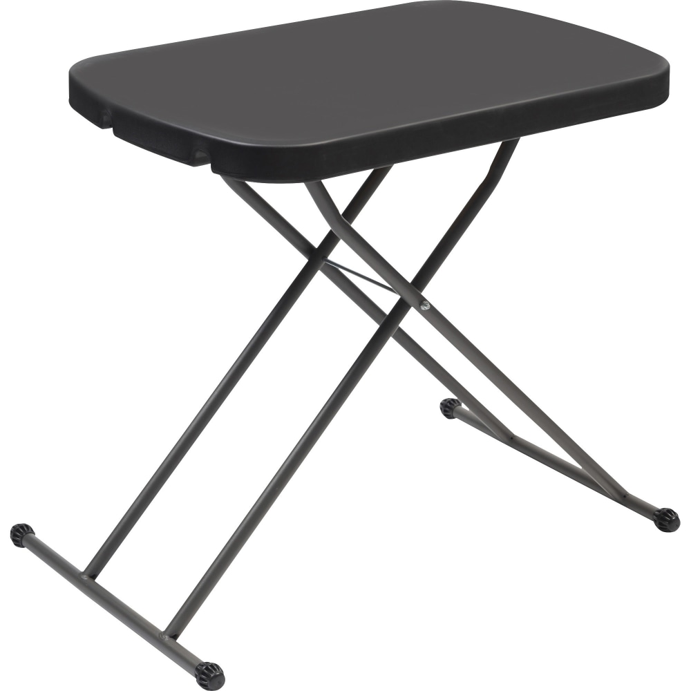 Iceberg IndestrucTable Small Space Personal Table, Black (Min Order Qty 2) MPN:65498