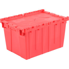 GoVets™ Plastic Attached Lid Shipping & Storage Tote 21-7/8