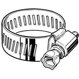 CS48H Collared Screw Worm Gear Hose Clamp 1-5/8