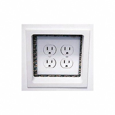 Trim Ring 2 Gang White MPN:ETR-DOUBLE