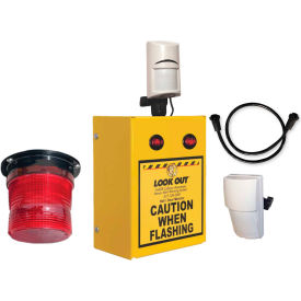 Collision Awarness Dual Use (Indoor/Outdoor) Small Yellow Box 1 Light 2 Sensors 15' Cord Dual-Use-6-EXT-SML