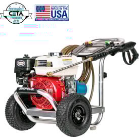 Simpson® Gas Pressure Washer W/ Honda GX200 Engine 3400 PSI 2.5 GPM 5/16