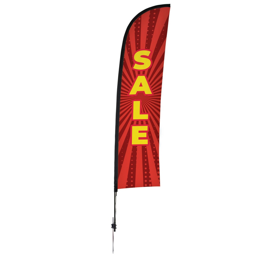 Safety Signs, Family: Architectural Sign , Sign Type: General Information , Sign Header: None , Legend: Sale Red Burst , Message/Graphic: Message & Graphic  MPN:908120-005