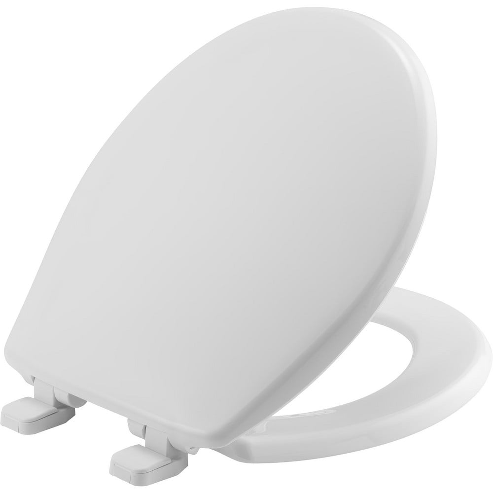 Toilet Seats, Type: Standard, Closed , Style: Round , Material: Plastic , Color: White , Outside Width: 14.688in (Inch) MPN:730SL 000