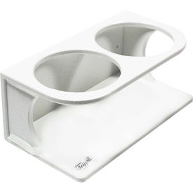 TrippNT™ White HDPE 500mL Small Double Bottle Holder 7-5/8
