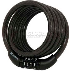 Master Lock® No. 8143D Cable Lock 4' Combination Cable Lock - Pkg Qty 6 8143D