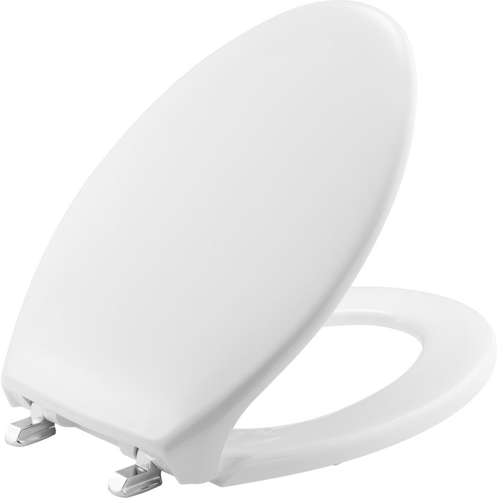 Toilet Seats, Type: Standard, Closed , Style: Elongated , Material: Plastic , Color: White , Outside Width: 14.188in (Inch) MPN:1900SS 000
