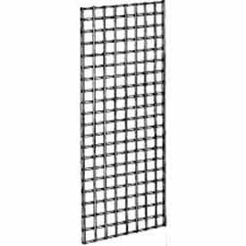 2'W X 5'H - Wire Grid Wall Panel - Chrome - Pkg Qty 3 P3GW25