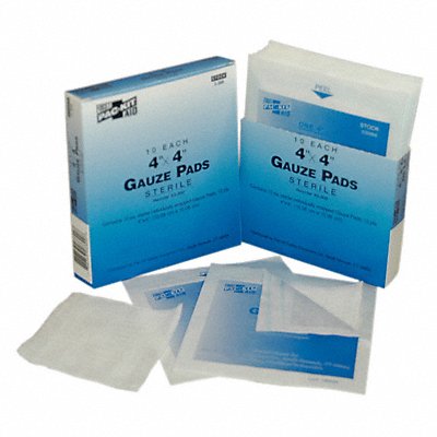 Gauze Pad Sterile White No Gauze PK10 MPN:3-300
