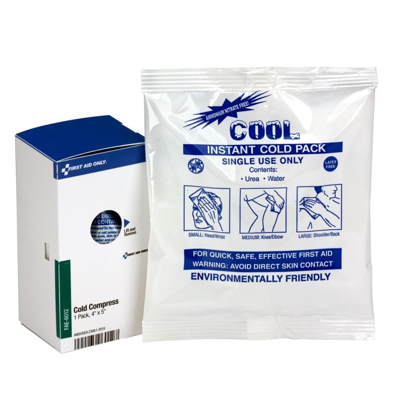 First Aid Only SmartCompliance Cold Pack Refill, 4in x 5in, Blue (Min Order Qty 13) MPN:FAE-6012