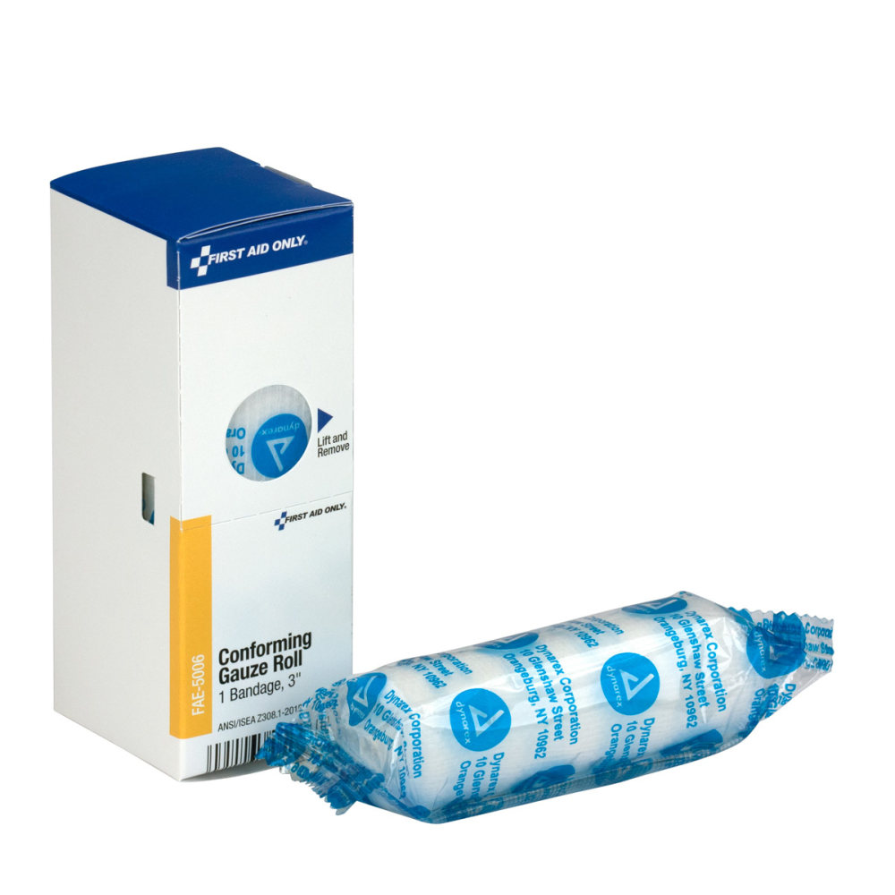 First Aid Only Gauze Pads, 3in x 3in, 5/Pack (Min Order Qty 14) MPN:FAE5005