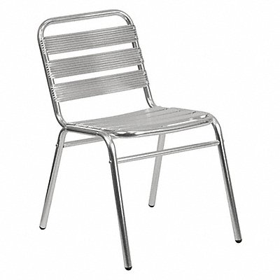 Restaurant Chair Slat Back Alumnium MPN:TLH-015-GG