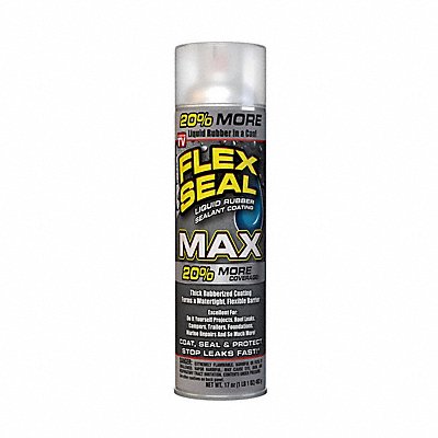 Flex Seal MAX 17 oz Spray Clear MPN:FSMAXCLR24