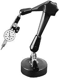 Indicator Vacuum Bases, Includes Holder: Yes , On/Off Switch: Yes , Fine Adjustment: Yes , Thread Size: M8x1.25 , Base Diameter (Inch): 3-1/2  MPN:18415