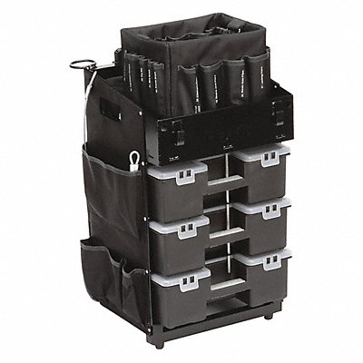 Black Light Duty Tool Utility Cart MPN:FC-50TBNT