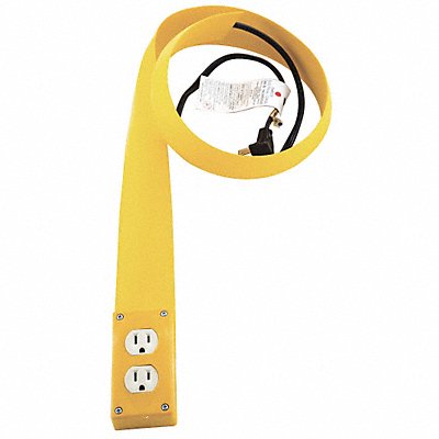 Covered Ext Cord 12ft 10ft Covered Yel MPN:10' EF3