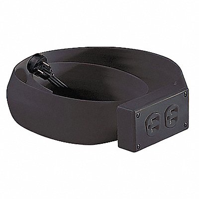 Covered Ext Cord 6ft 4 ft Covered Blk MPN:4EF3 BLACK
