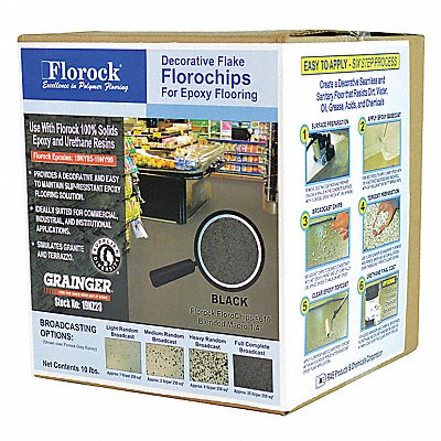 Floor Flake Black 10 lb MPN:610