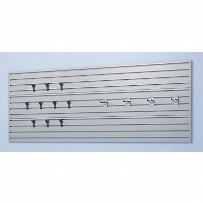 Slatwall Kit 3/4inx36inx96in Silver MPN:FWS-4812-6SB11