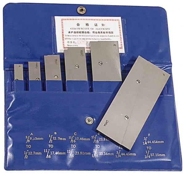 3/8 to 2-1/4 Inch Adjustable Parallel Set MPN:52-437-006-0