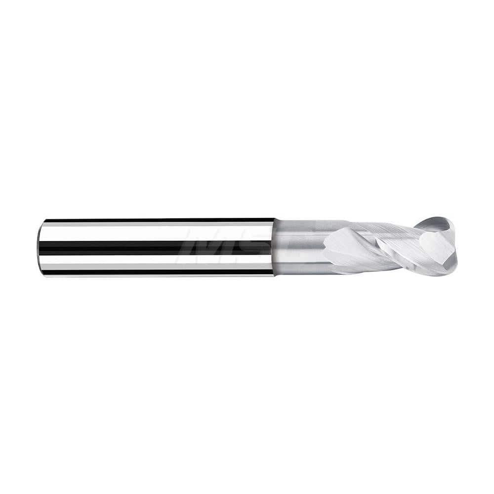 Corner Radius End Mill: 6 mm Dia, 7.00 mm LOC, 40 deg Helix, Bright/Uncoated Coated, Corner Radius End, Centercutting Series AX-RV2 MPN:15573300