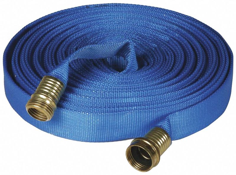Flat Supply Hose 10 ft L MPN:F-GH10