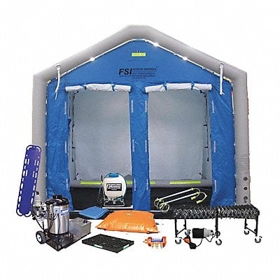 Decontamination Shower Blue 108 in H MPN:DAT3060S-SYS-NL