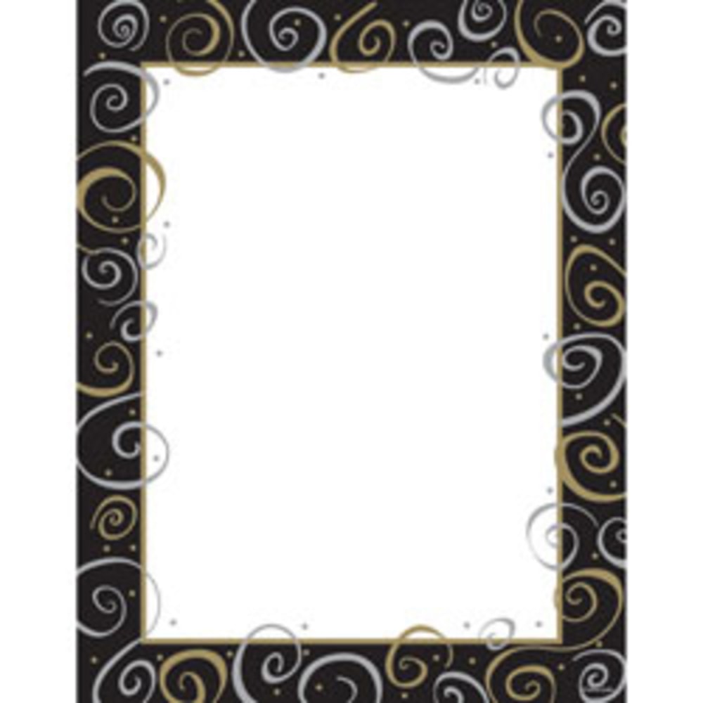 Gartner Studios Design Paper, 8 1/2in x 11in, 60 Lb, Silver And Gold, Pack Of 100 Sheets (Min Order Qty 12) MPN:70463