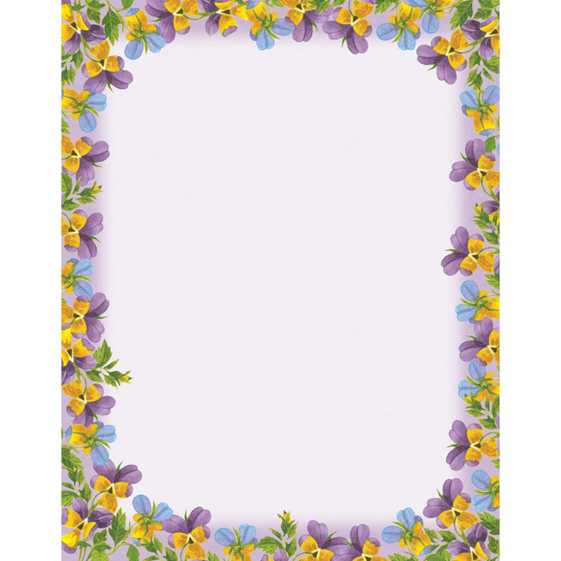 Gartner Studios Design Paper, 8 1/2in x 11in, 60 Lb, Paint Violets, Pack Of 100 Sheets (Min Order Qty 4) MPN:70499