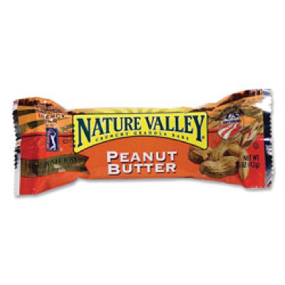 Nature Valley Granola Bars, Peanut Butter, 1.5 Oz, Box of 18 (Min Order Qty 3) MPN:SN3355