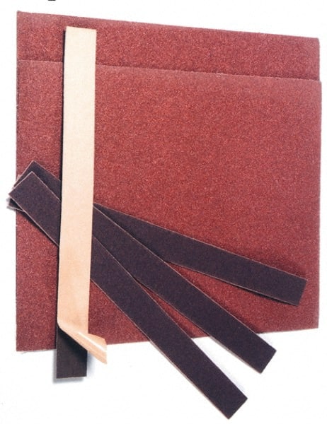 Adhesive Back Sanding Sheet: Aluminum Oxide, 100 Grit, 9