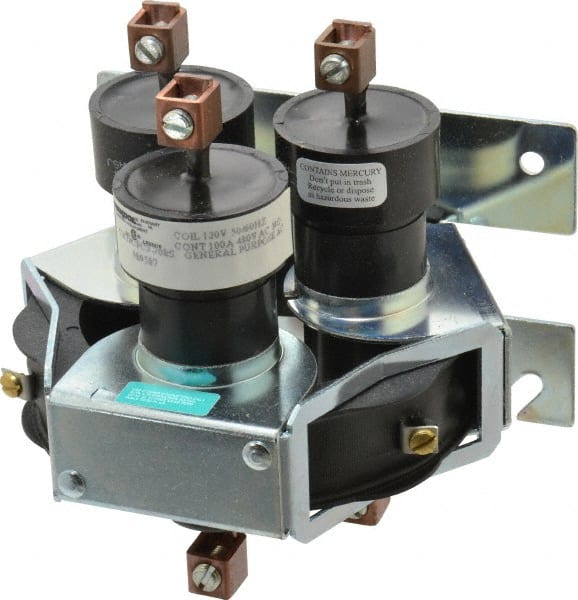 General Purpose Relays, Terminal Type: Screw , Contact Form: 3PST , Base Shape: Standard , Standards Met: CSA File LR2416 MPN:CFC3-708S