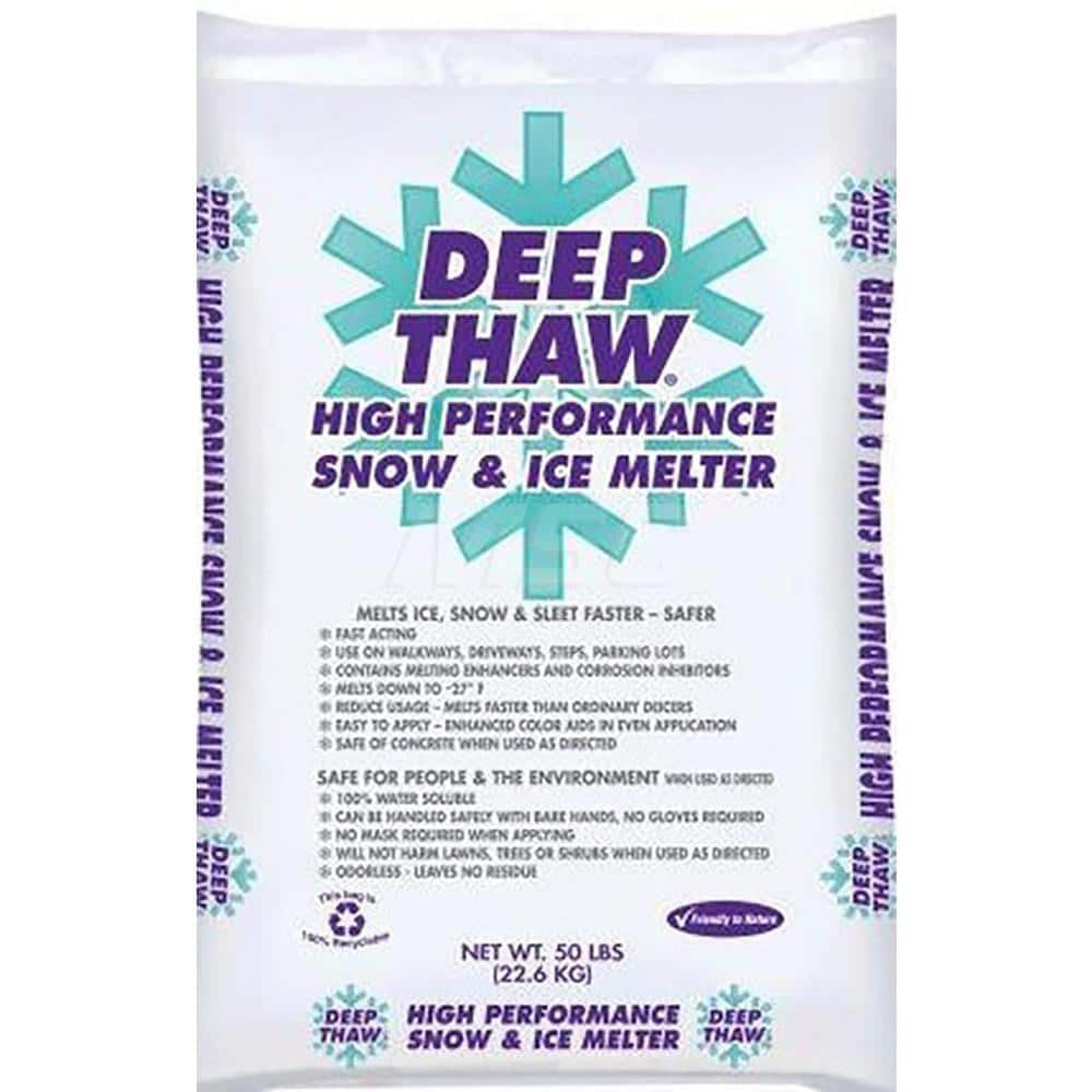 Ice & Snow Melter & De-Icer: Granular, 50 lb Bag MPN:146905