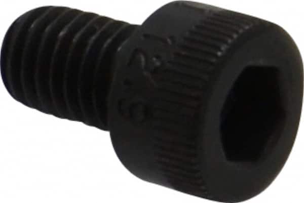 Socket Cap Screw: M5 x 0.8, 8 mm Length Under Head, Socket Cap Head, Hex Socket Drive, Alloy Steel, Black Oxide Finish MPN:.5C8KCS