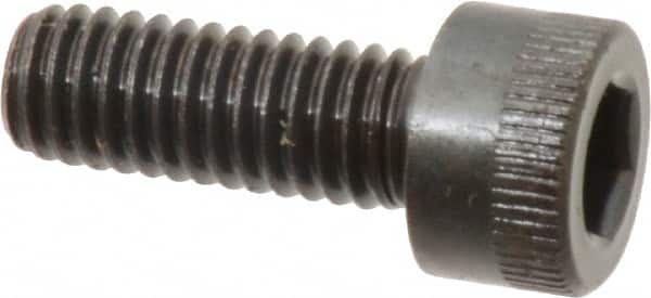 Socket Cap Screw: M6 x 1, 16 mm Length Under Head, Socket Cap Head, Hex Socket Drive, Alloy Steel, Black Oxide Finish MPN:.6C16KCS